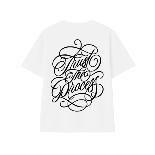 Trust The Process - White Premium Clasic T-Shirt