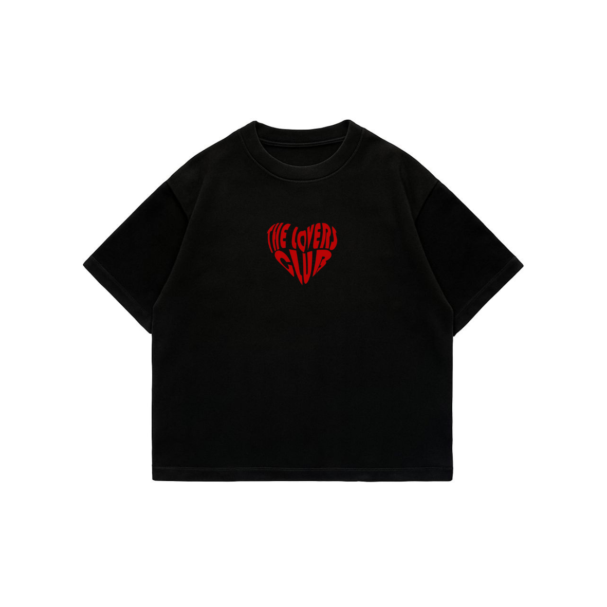 Lovers Club - Black Premium Boxy T-Shirt