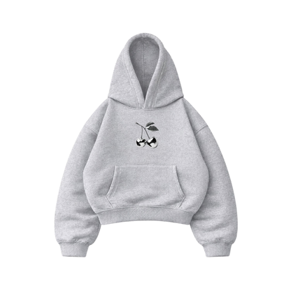 Cherry Silver - Hoodie Mangas Globo Gris