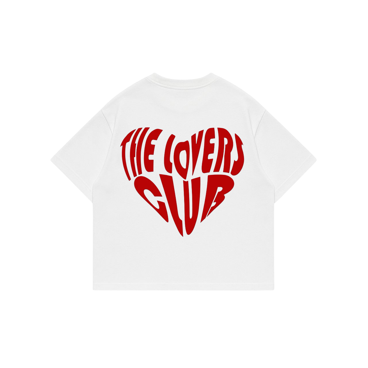 Lovers Club - White Premium Boxy T-Shirt
