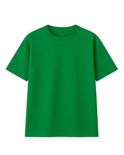 t-shirt basic verde modelo recto