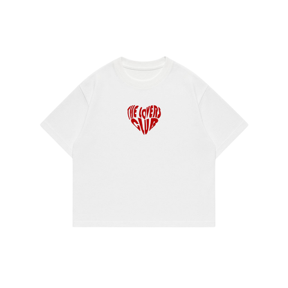 Lovers Club - White Premium Boxy T-Shirt