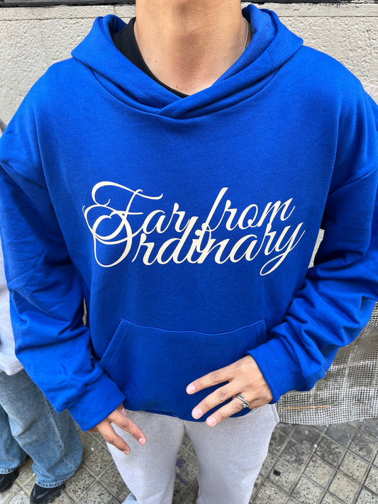 Far From Ordinary Blue - Hoodie Mangas Globo