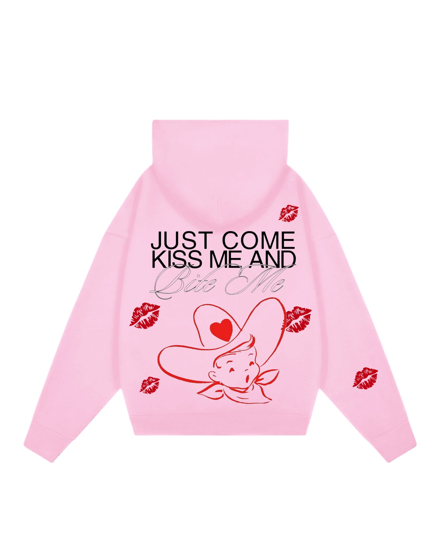 Hoodie kiss me modelo clásico