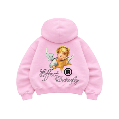 Effect Butterfly Pink - Hoodie Mangas Globo