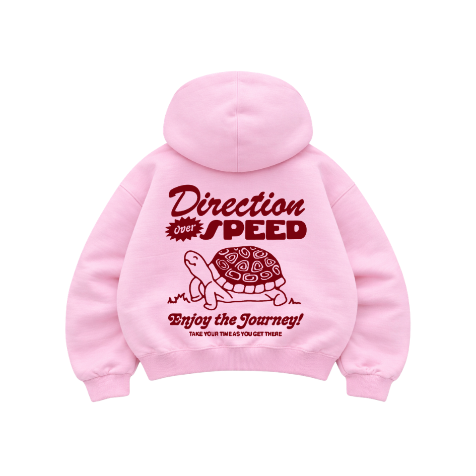 Speed - Hoodie Mangas Globo Pink