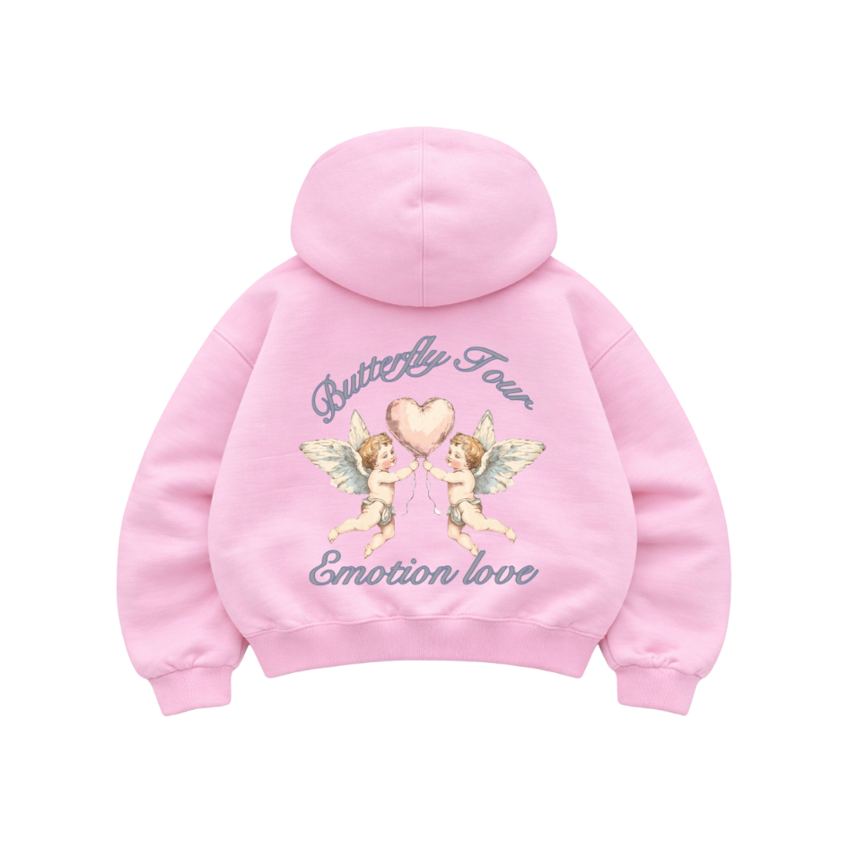 Archangel in Love - Hoodie Mangas Globo Pink