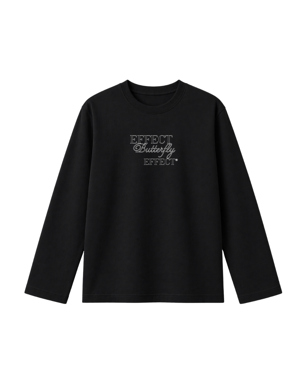 Effect Butterfly Angel -  Camiseta Manga Larga black