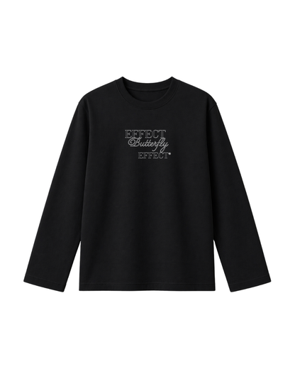 Effect Butterfly Angel -  Camiseta Manga Larga black