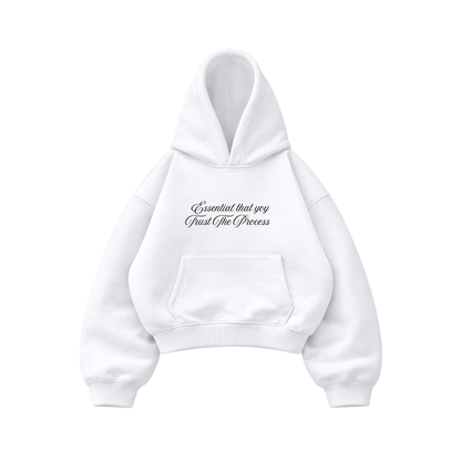 Trust The Process - Hoodie Mangas  Globo White