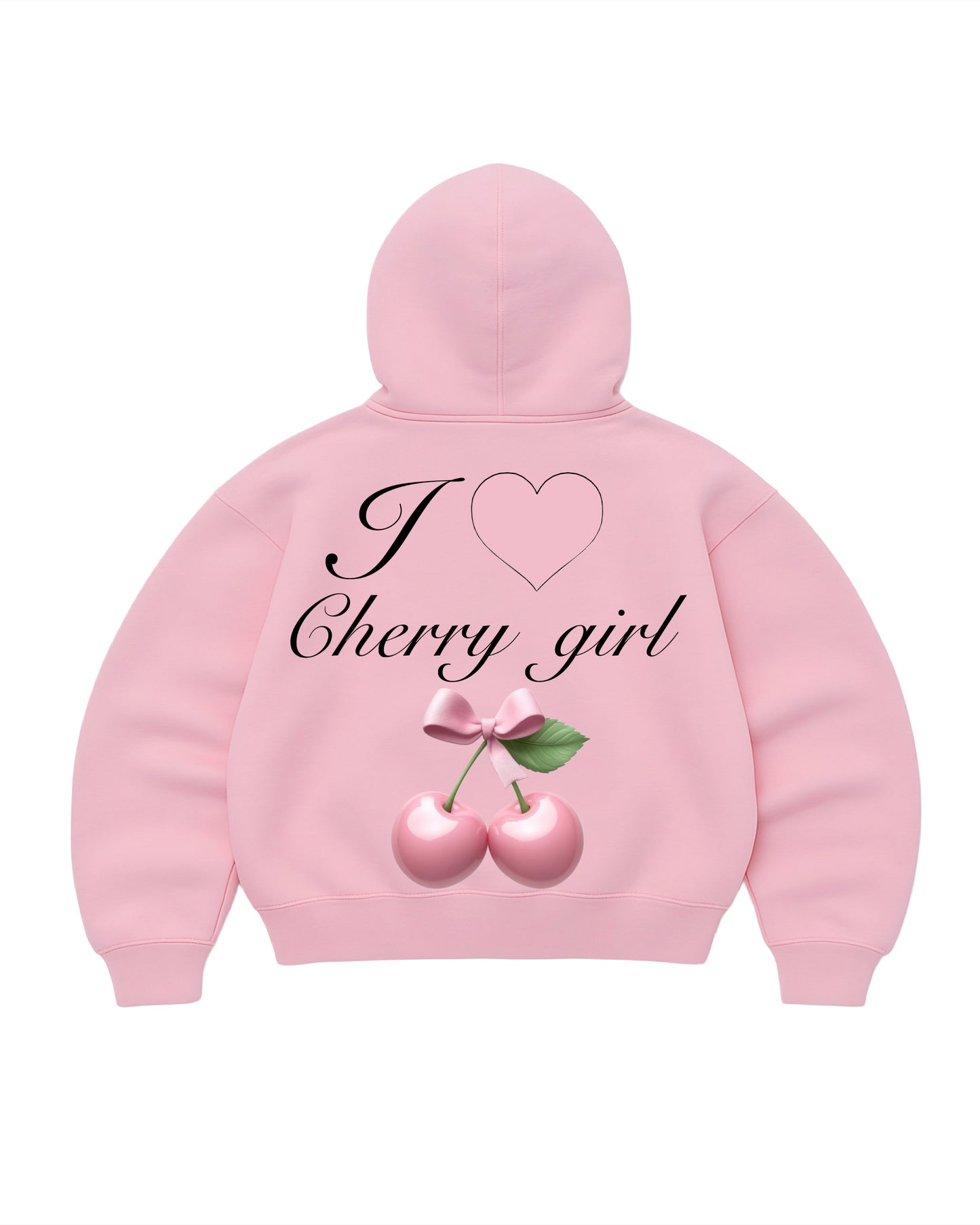 Hoodies cherry girl 🍒 rosado pastel