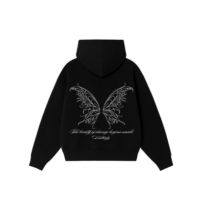 Butterfly Change - Hoodie clásico black