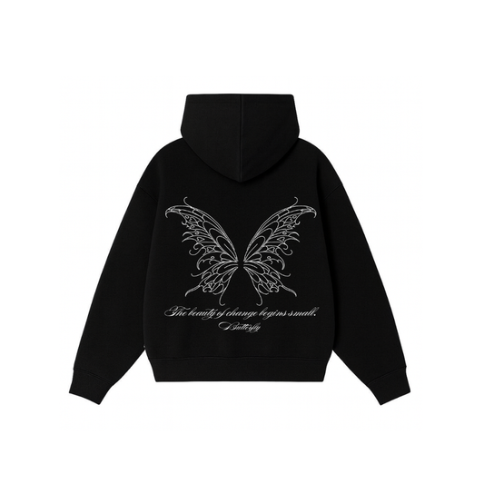 Butterfly Change - Hoodie clásico black