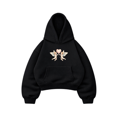 Archangel in Love - Hoodie Mangas Globo Black