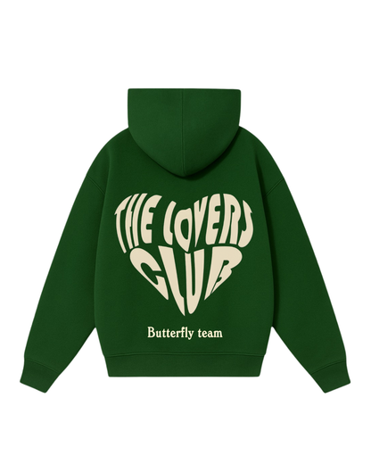 The lovers club  - Hoodie clásico green