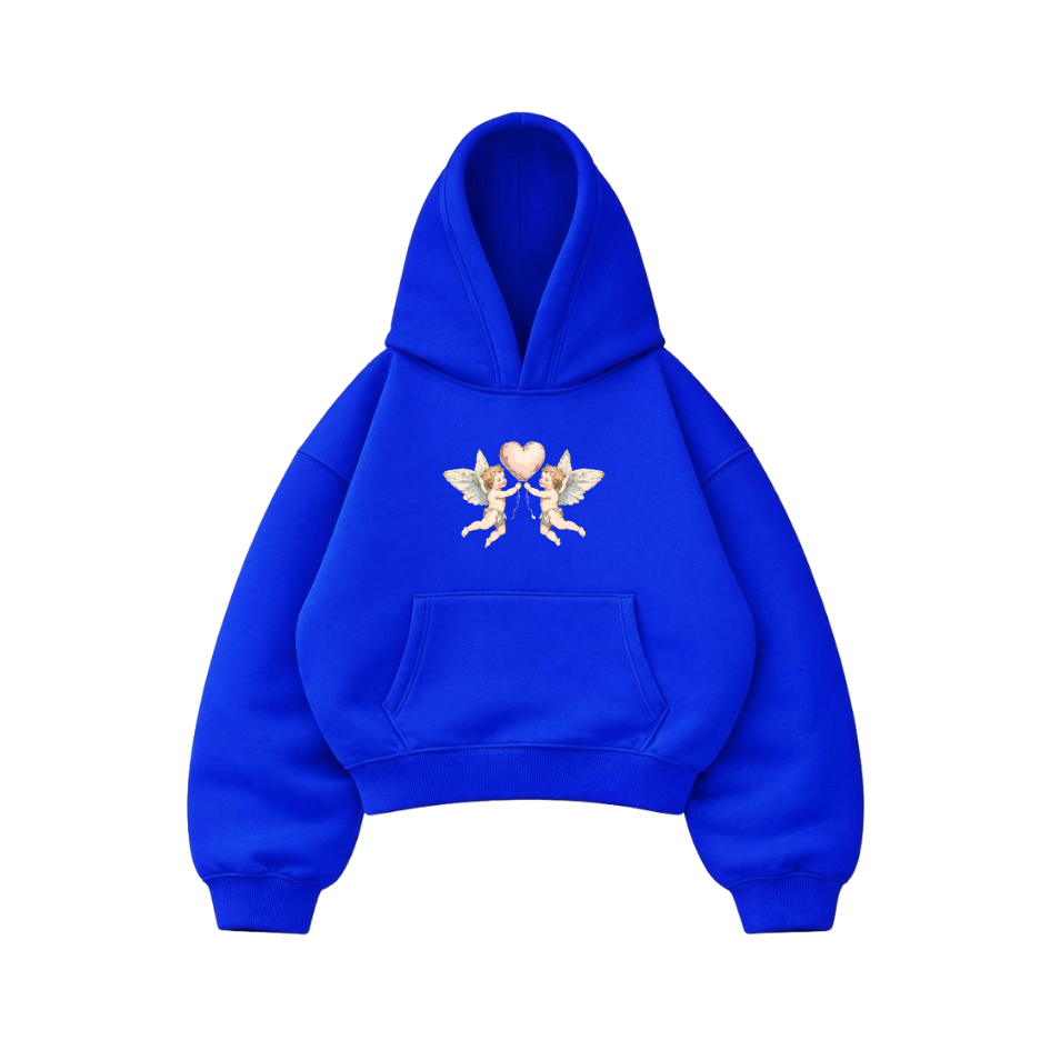 Archangel in Love - Hoodie Mangas Globo Blue