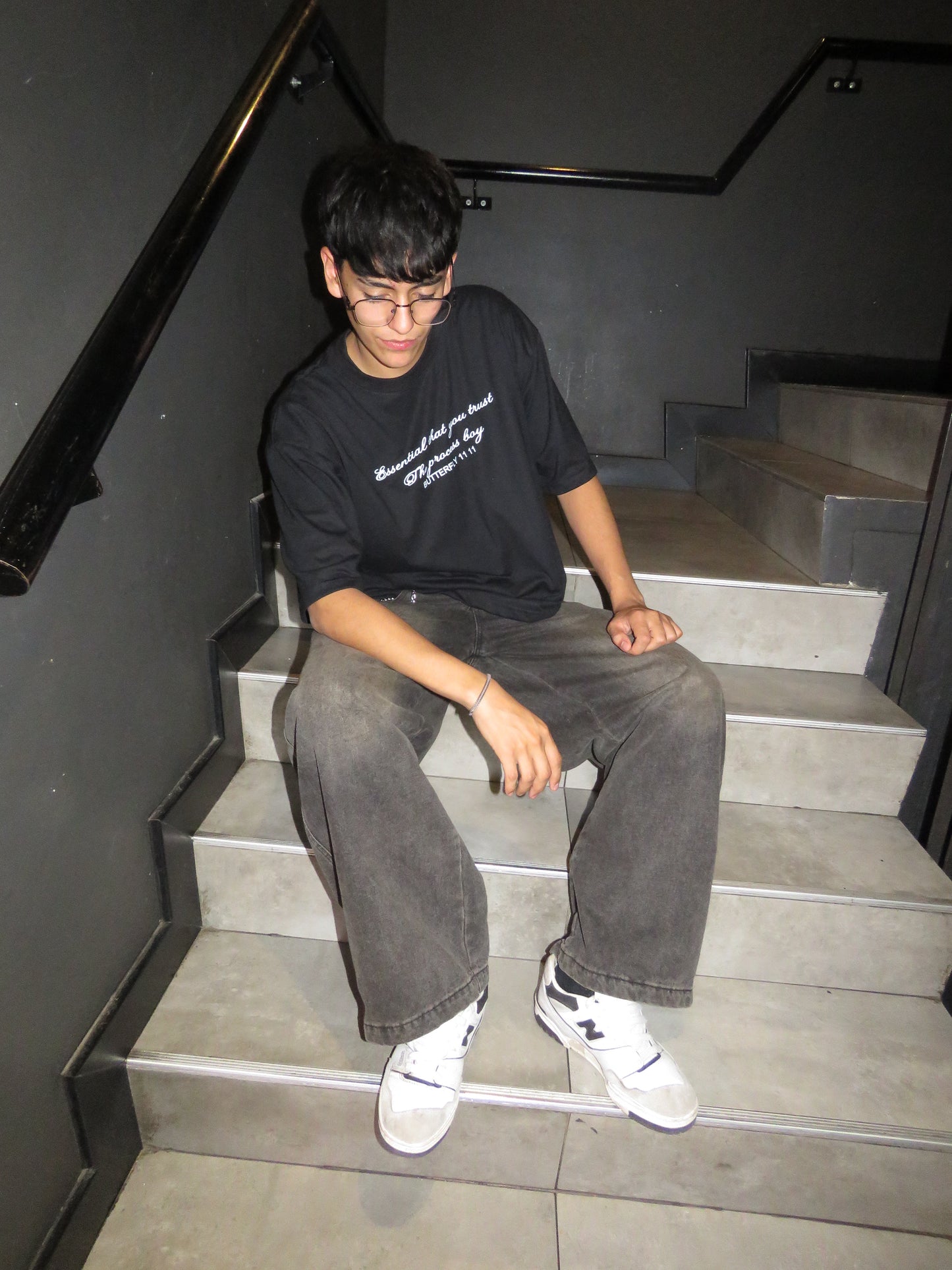 Trust The Process - Black Premium Boxy T-Shirt