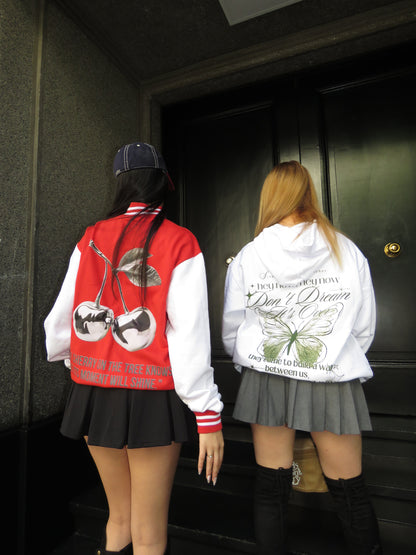 Jacket cherry roja