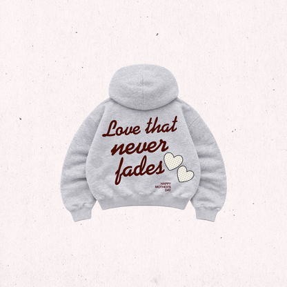 Love That Never Fades - Hoodie Mangas GLobos grey
