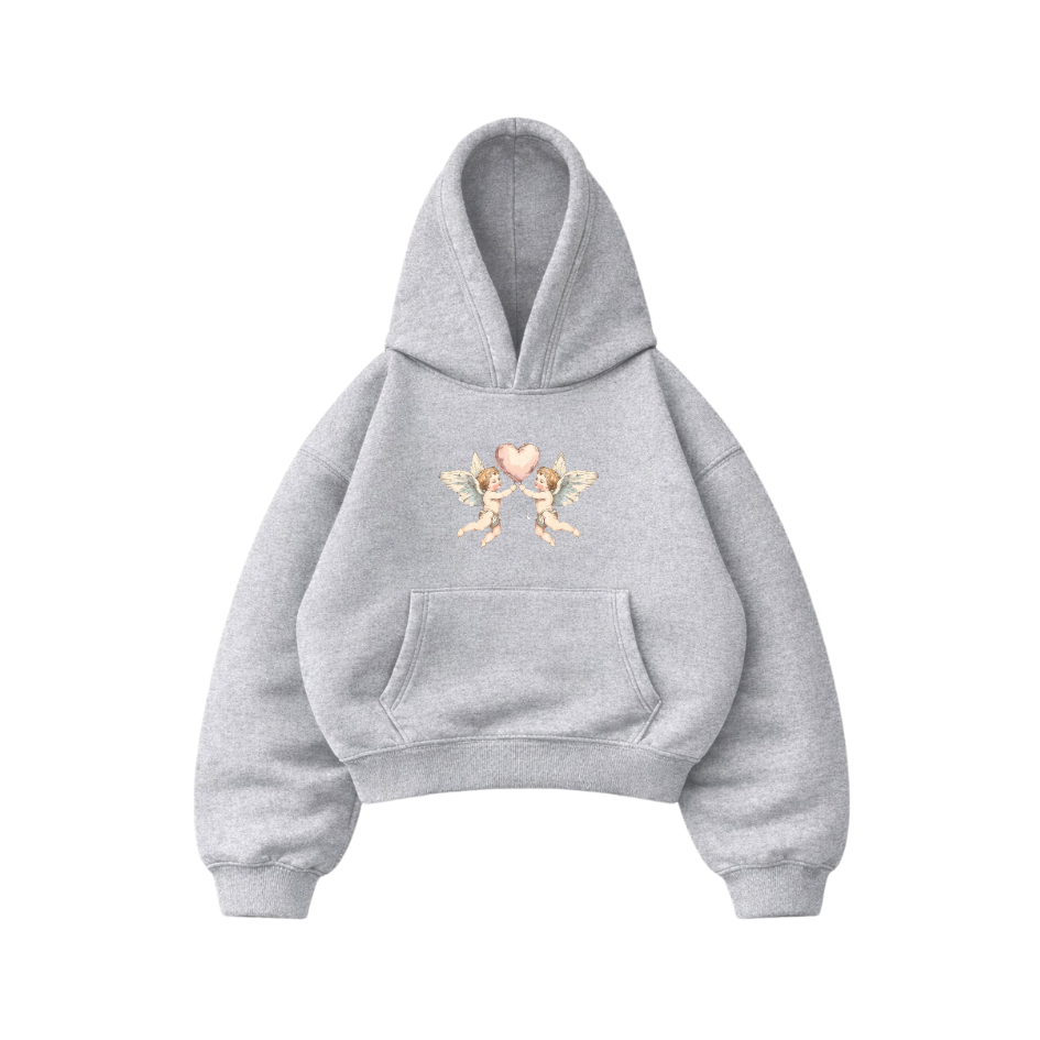 Archangel in Love Gris - Hoodie Mangas Globo