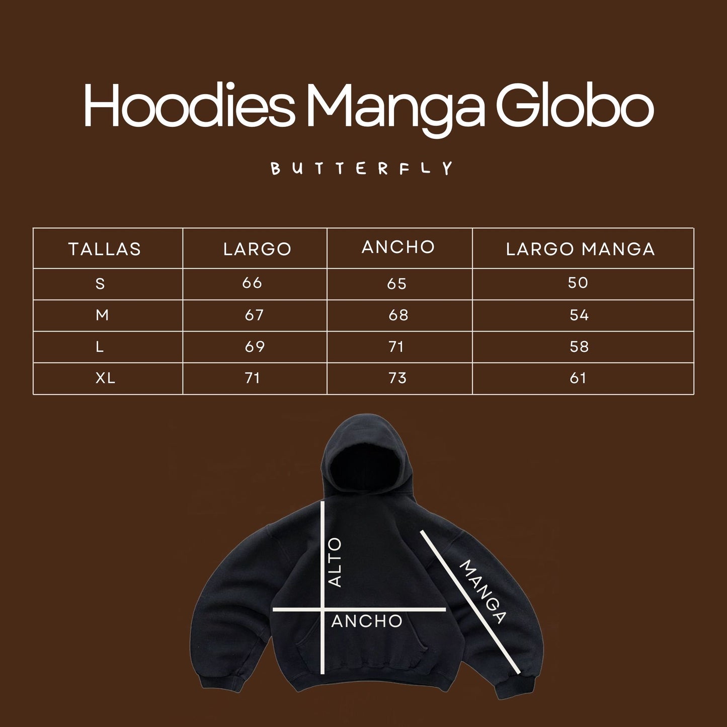 Basic White - Hoodie Mangas Globo