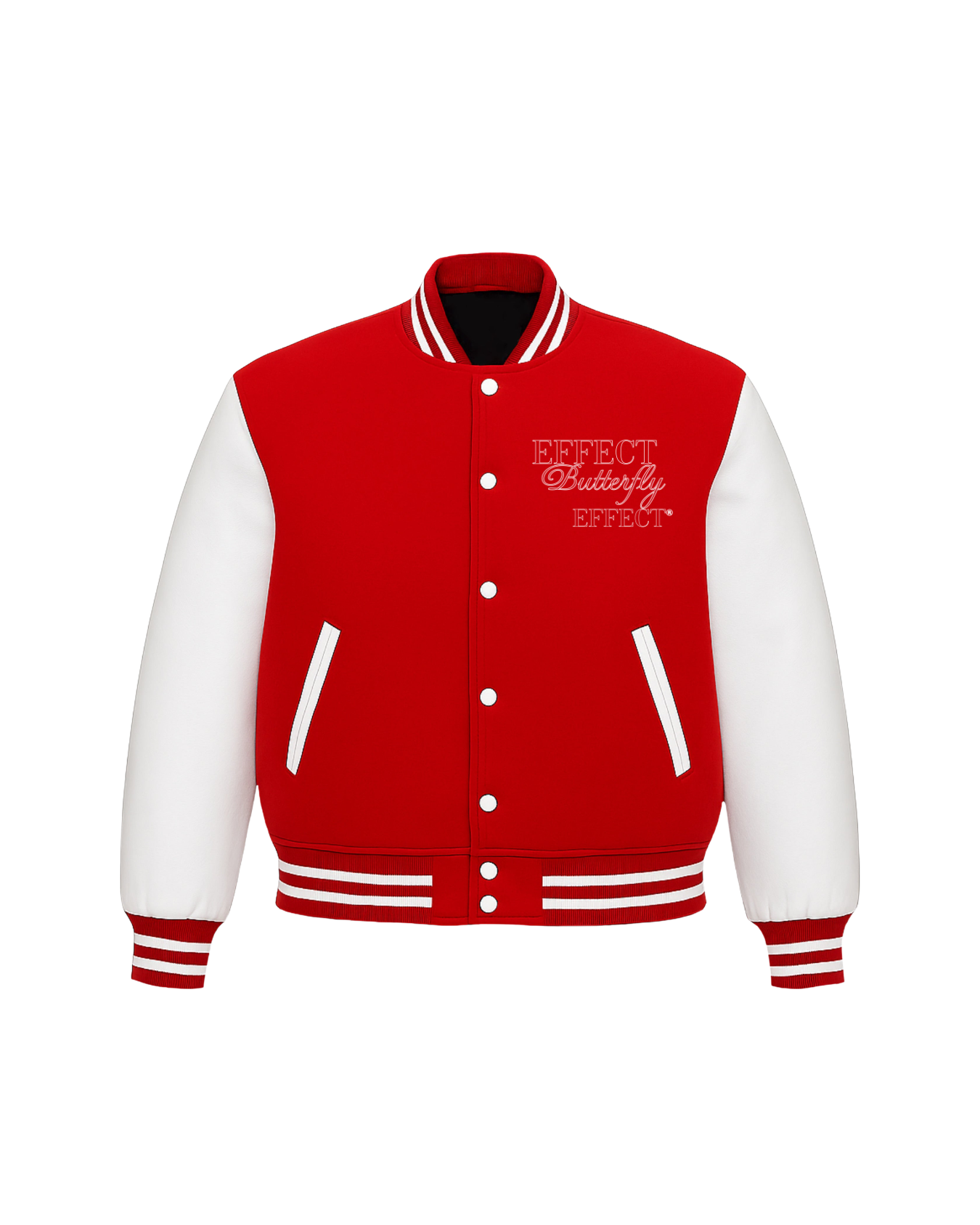 Effect Butterfly  - Varsity Jackets red
