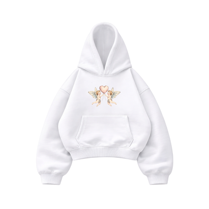 Archangel in Love - Hoodie Mangas Globo White