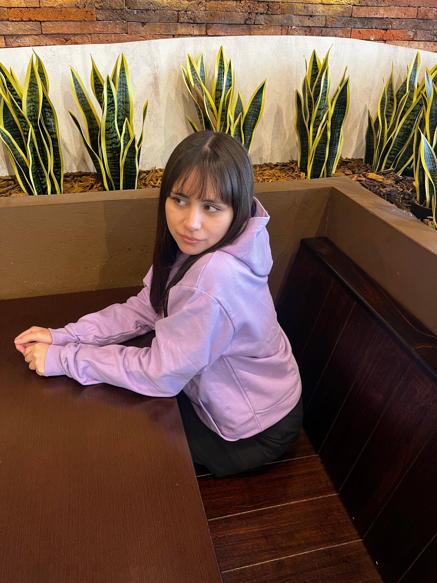 Basic lila  - Hoodie Classic