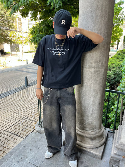 Trust The Process - Black Premium Boxy T-Shirt