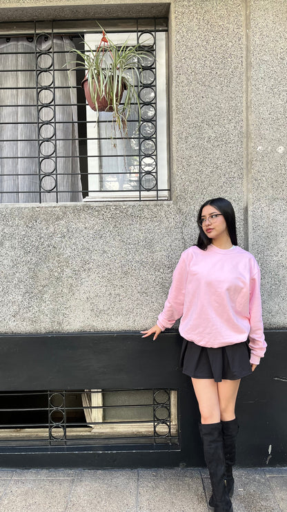 Polo basic rosado modelo clasico