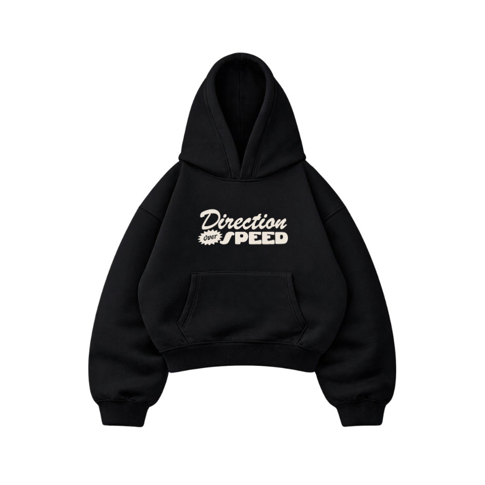 Speed - Hoodie Mangas Globo Black