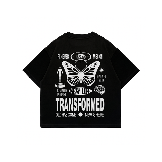 Life Transformed - Black Premium Boxy T-Shirt