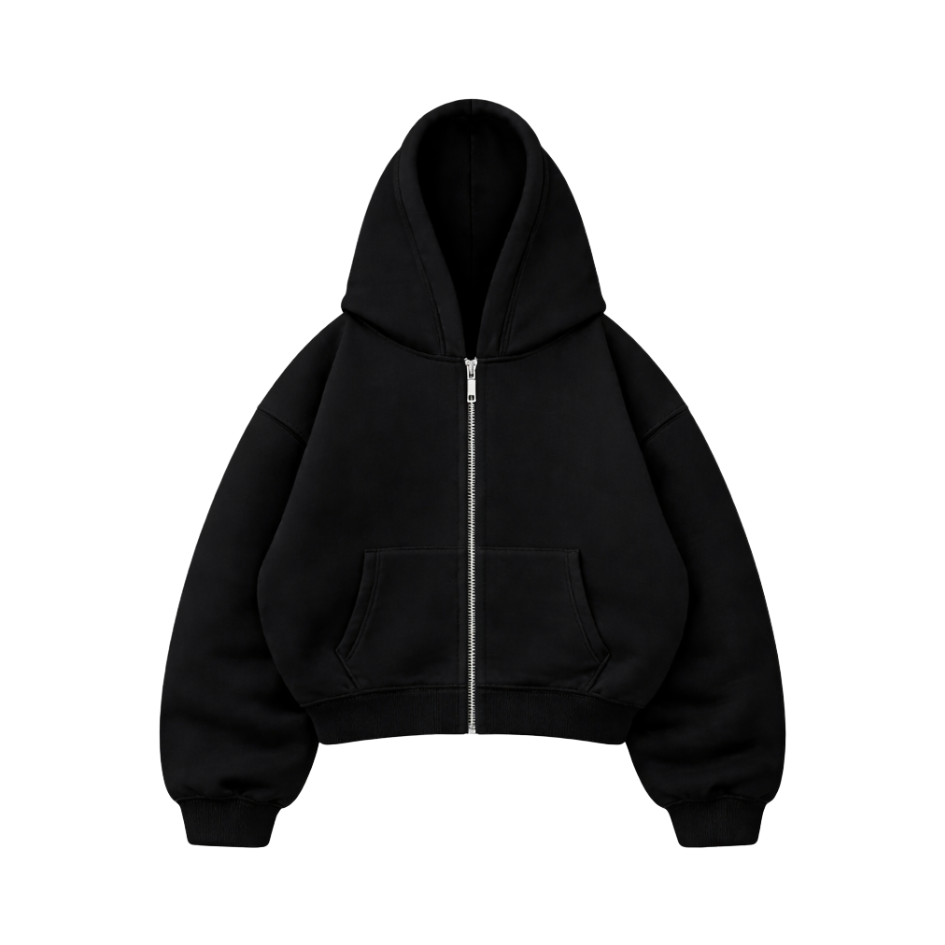 Speed - Hoodie Zip Mangas Globos Black