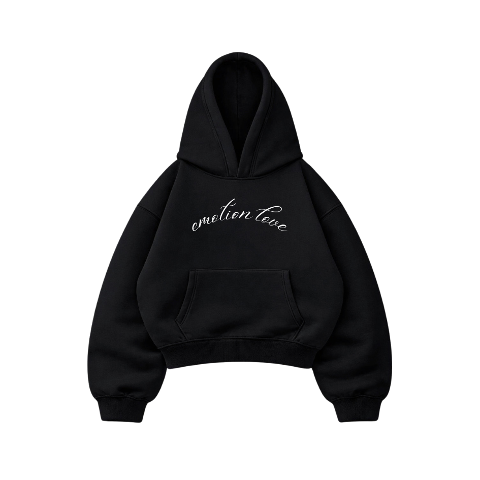 In Love - Hoodie Mangas Globo Black
