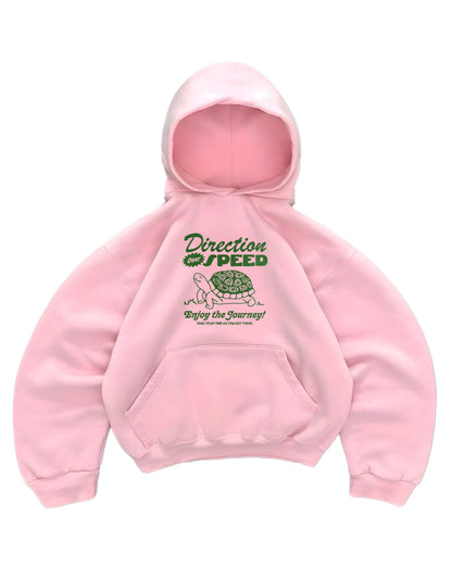 Hoodie tortoise modelo negro manga globo