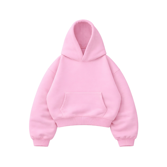 Basic Pink - Hoodie Mangas Globo