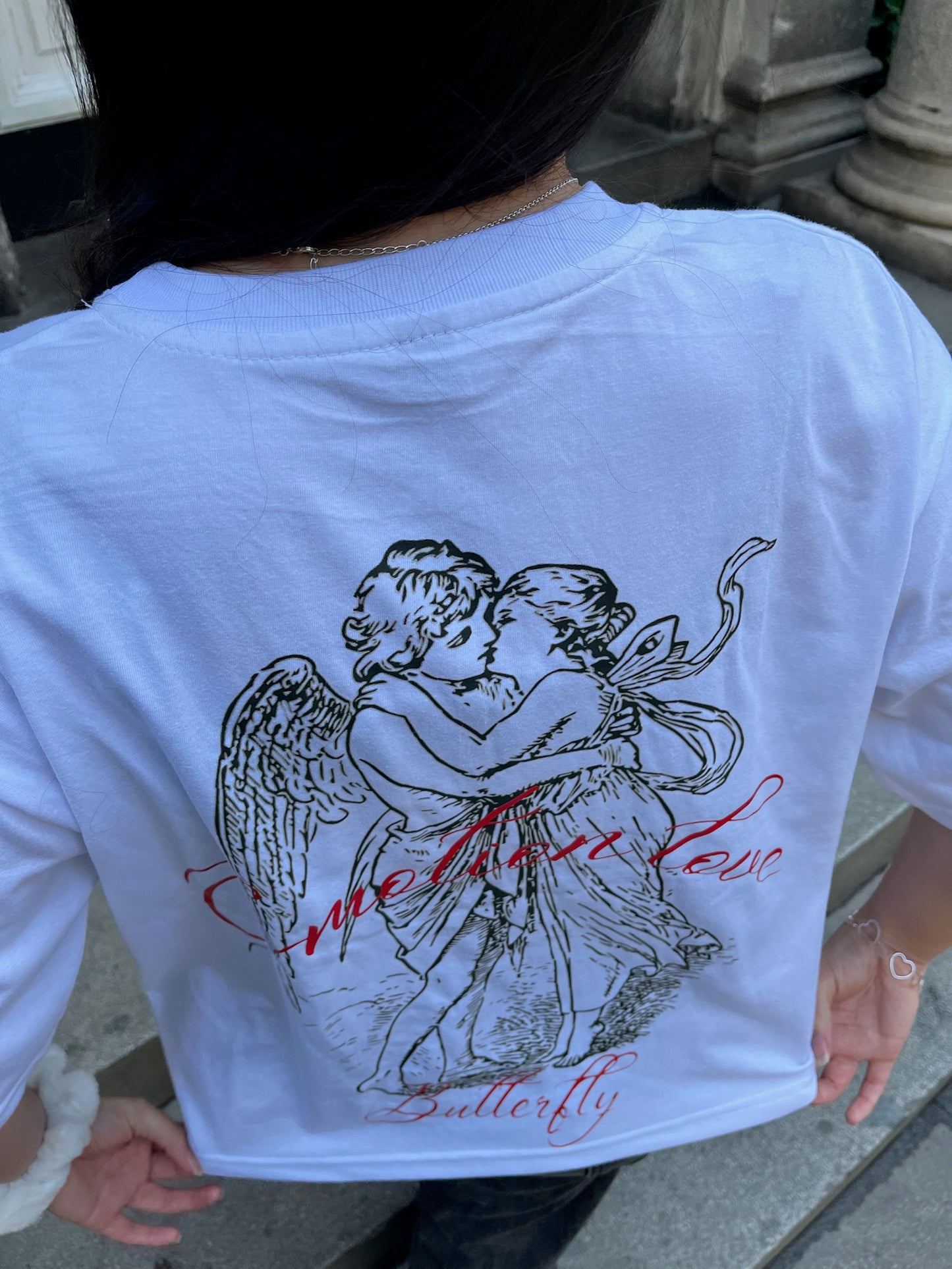 In Love  - Hoodie Clásico white