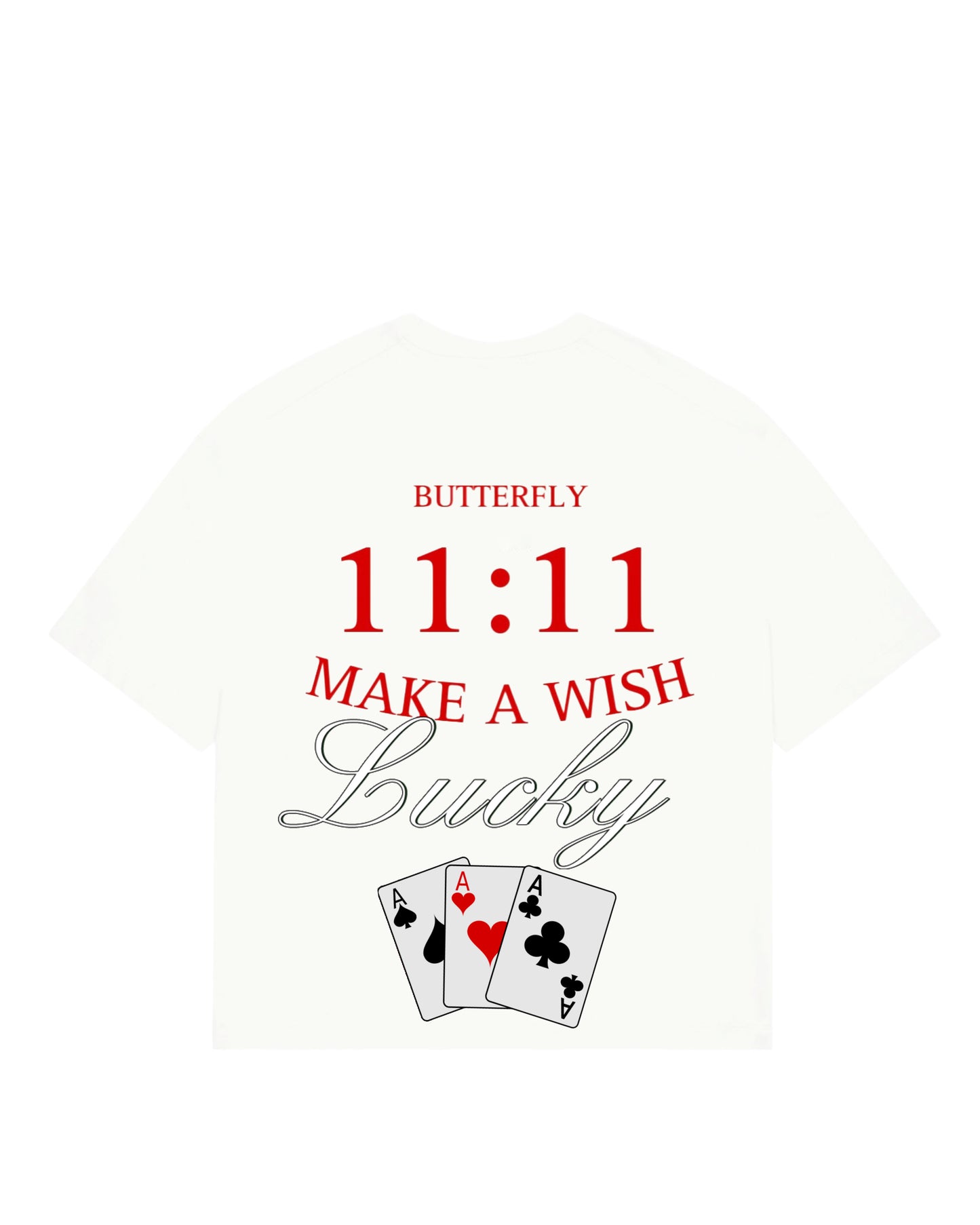 Camiseta  Make a wish modelo  recto