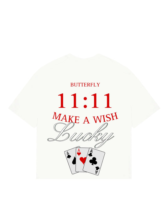 Camiseta  Make a wish modelo  recto