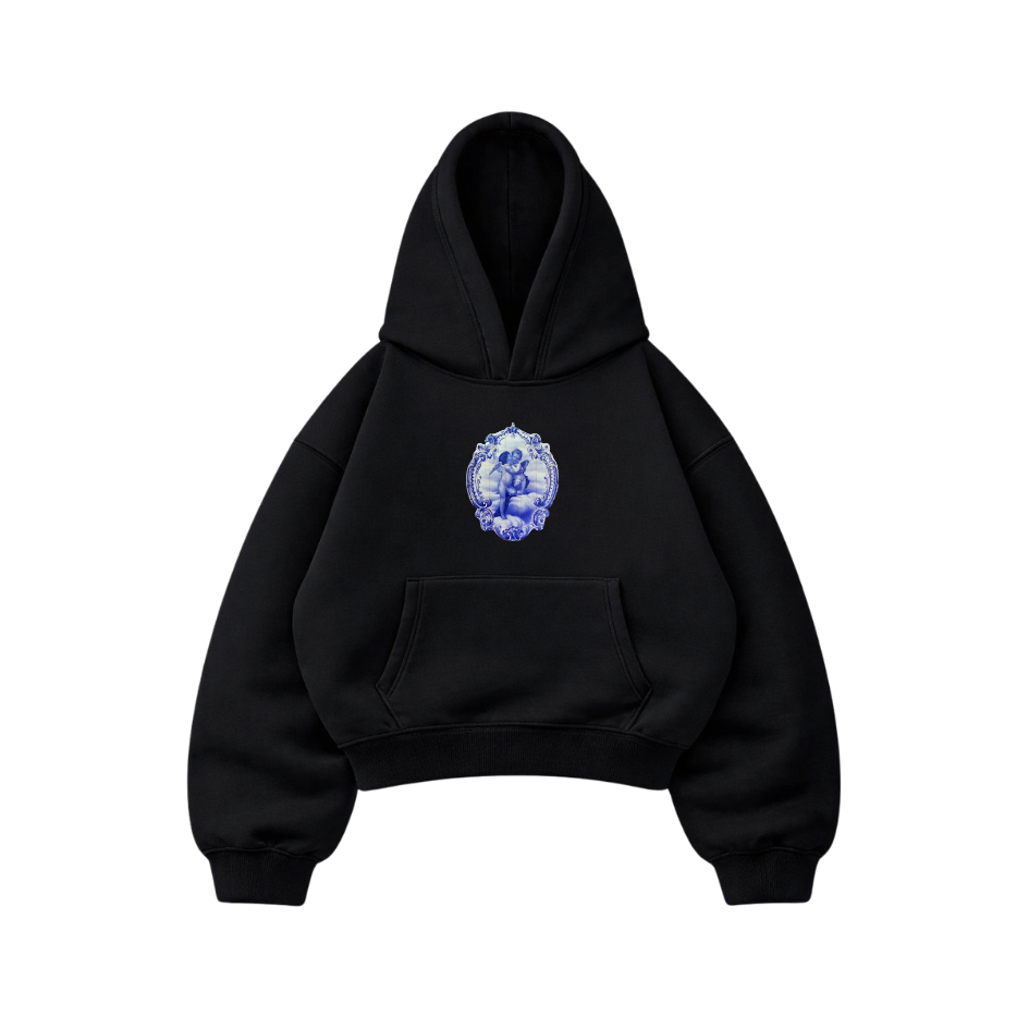 Emotion Love - Hoodie Manga Globo Black