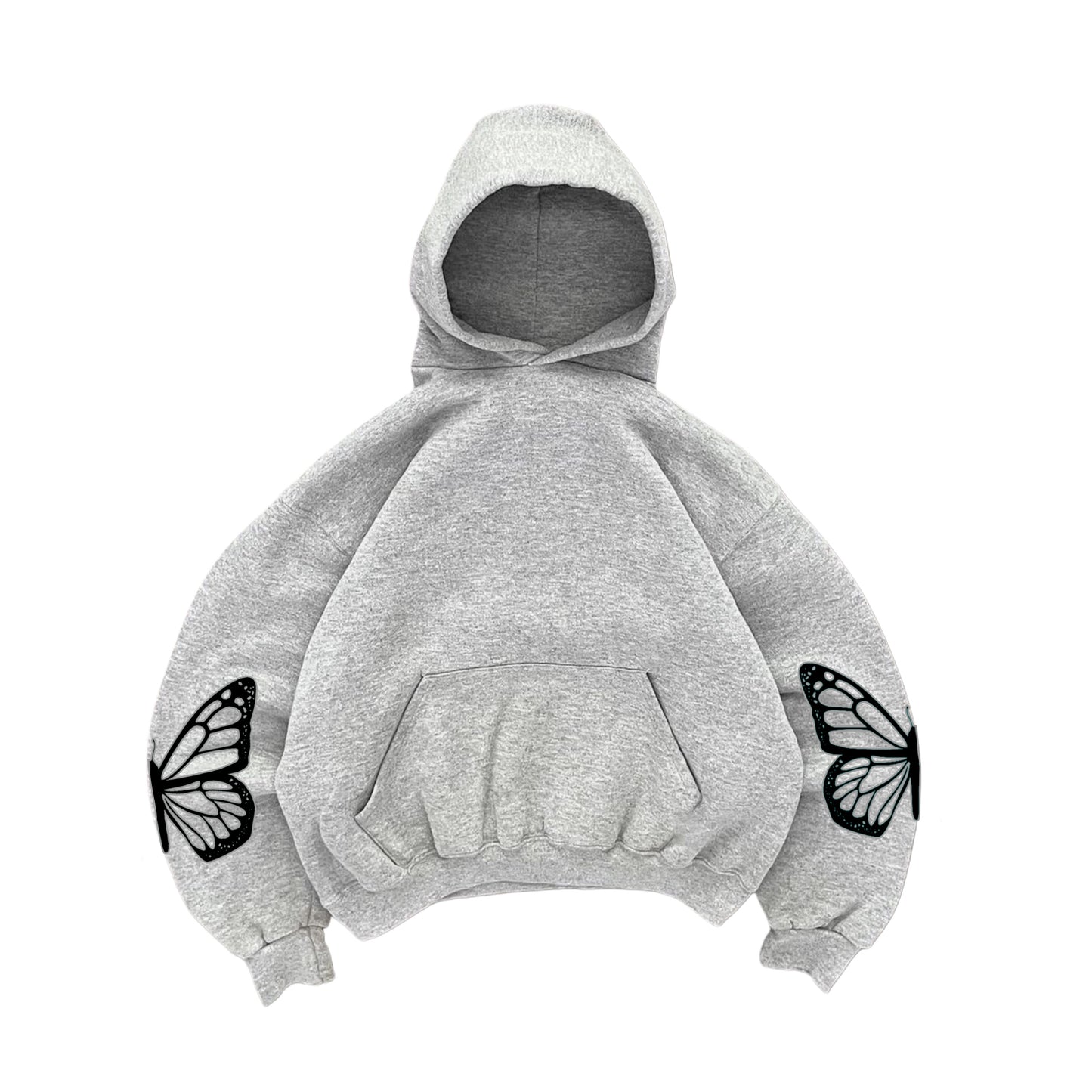 Hoodie to full ir life modelo gris manga globo