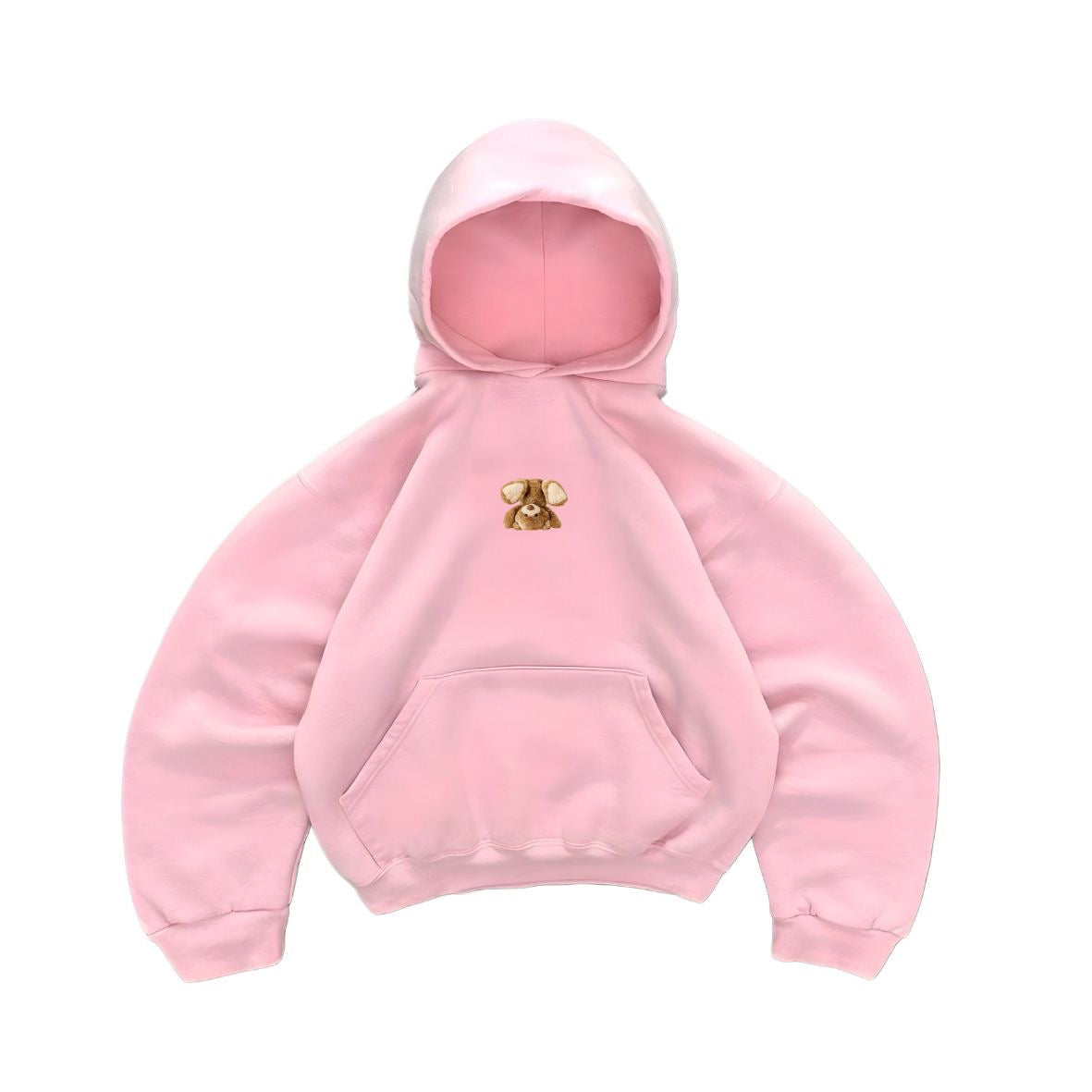 Hoodie bear rosado mangas globo