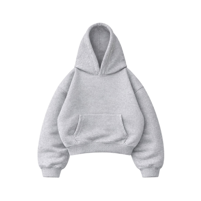Basic Gris - Hoodie Mangas Globo