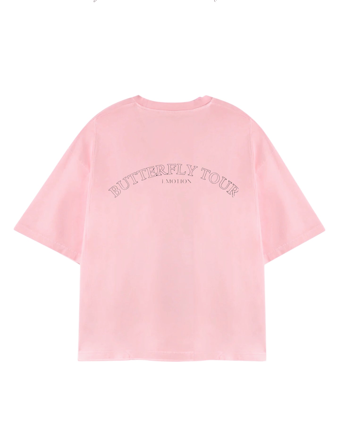 Camiseta Butterfly modelo oversized ⭑