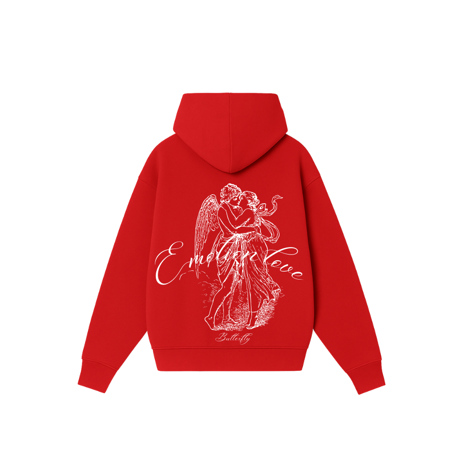 In Love  - Hoodie Clásico red