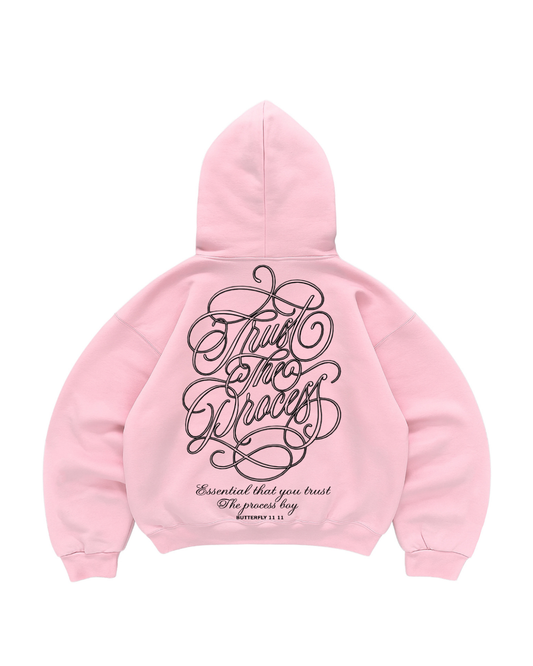 Hoodie trust the process modelo  mangas globo
