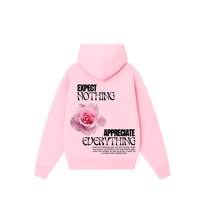 Expect Nothing - Hoodie Clásico pink