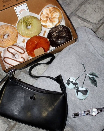 Cherry Silver - Hoodie Mangas Globo Gris