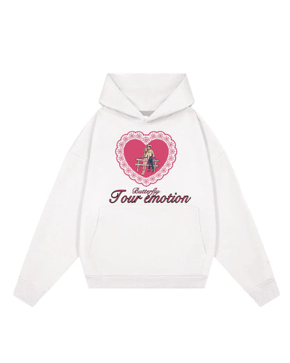 Hoodie emotion love modelo clásico