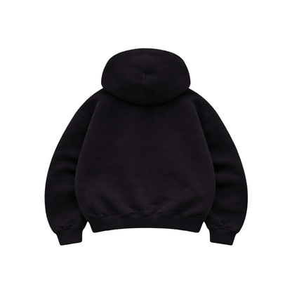 Basic Black - Hoodie Mangas Globo